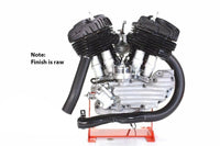 HARLEY UL 3-teiliger Auspuffsystem-Satz Roh, passend für 1937-1940 UL,