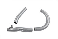 HARLEY UL 3-teiliges Auspuffanlagen-Set Chrom passend für 1937-1940 UL,
