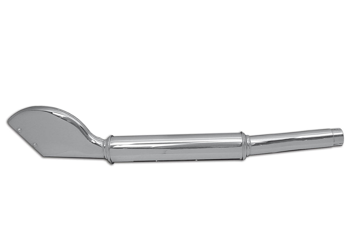 HARLEY 45 Zoll WL „Bat Tail“ Auspuff Chrom Passend für 1937-1950 G,