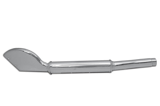 HARLEY 45 Zoll WL „Bat Tail“ Auspuff Chrom Passend für 1937-1950 G,