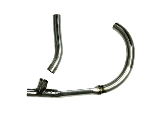 HARLEY Raw Exhaust Header Set fits 1937-1952 WL,