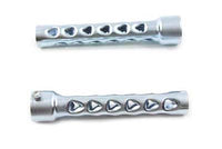 HARLEY Stahl 1-3/4 Zoll Rohrschalldämpfer-Set Passend für 0- Custom, Anwendung für gerade Rohre