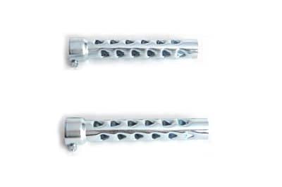 HARLEY Stahl 1-3/4 Zoll Rohrschalldämpfer-Set Passend für 0- Custom, Anwendung für gerade Rohre