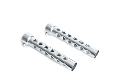 HARLEY Stahl 1-3/4 Zoll Rohrschalldämpfer-Set Passend für 0- Custom, Anwendung für gerade Rohre