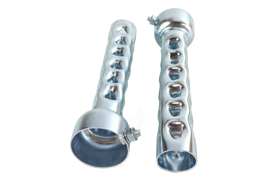 HARLEY Stahl 2 Zoll Rohrschalldämpfer Set passend für 0- Custom, Anwendung für gerade Rohre