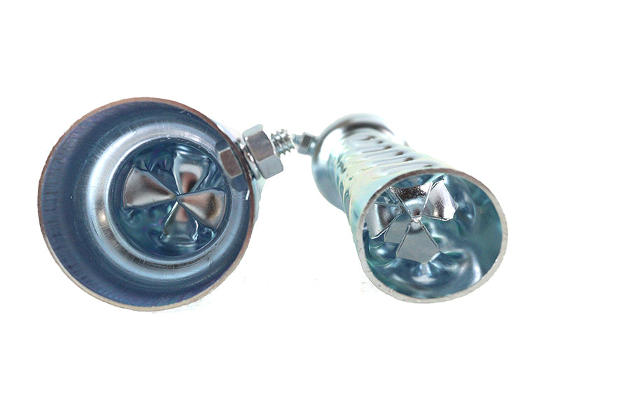 HARLEY Stahl 2 Zoll Rohrschalldämpfer Set passend für 0- Custom, Anwendung für gerade Rohre