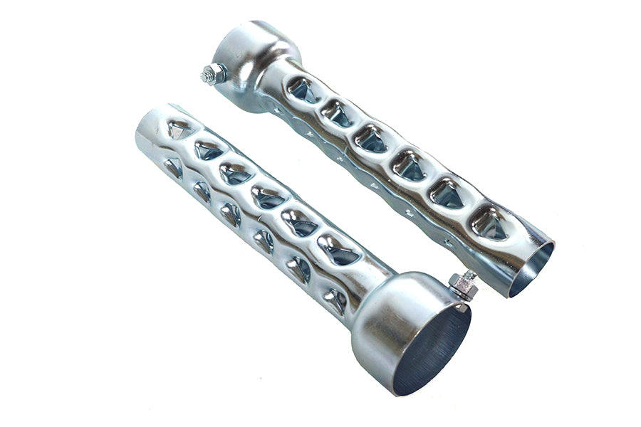 HARLEY Stahl 2 Zoll Rohrschalldämpfer Set passend für 0- Custom, Anwendung für gerade Rohre