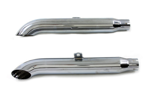 HARLEY Wyatt Gatling Turnout Slip-On Muffler Set fits 1980-2003 XL,