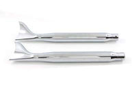 HARLEY Chrome konischer Fishtail Schalldämpfersatz 27 Zoll Passend für 0- Custom, Anwendung
