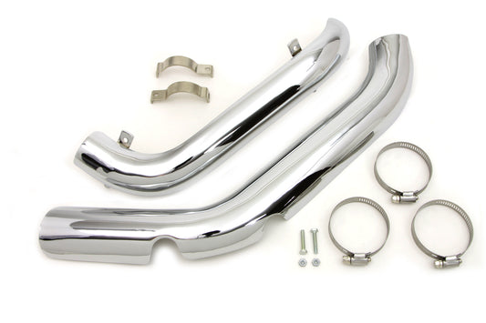 HARLEY Hitzeschildset für Auspuffrohre passend für 1970-1984 FLH,