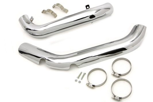 HARLEY Hitzeschildset für Auspuffrohre passend für 1970-1984 FLH,