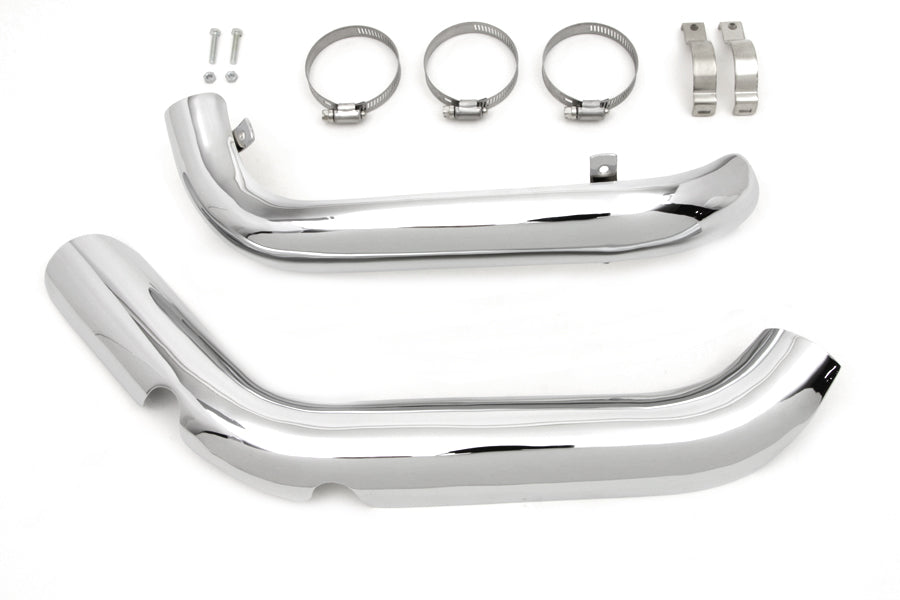 HARLEY Hitzeschildset für Auspuffrohre passend für 1970-1984 FLH,