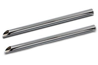 HARLEY Chrome 30 Zoll Auspuffrohrverlängerung gerade für 0- Custom, passend für 1-3/4 Zoll Rohre