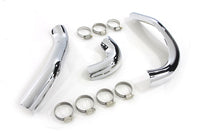 HARLEY Hitzeschild-Set für Doppelauspuffrohre, passend für 1980-1983 FLT,