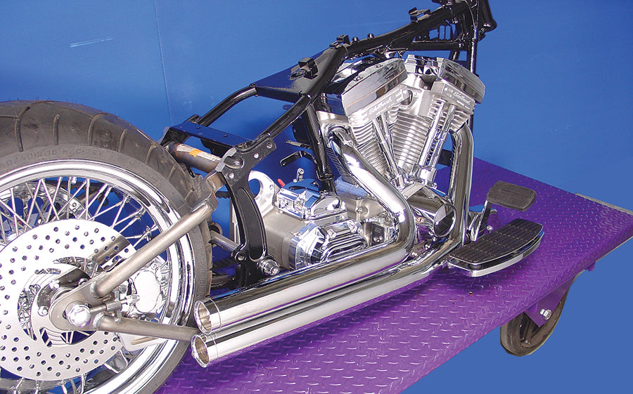 HARLEY Wyatt Gatling Maxx Shot Exhaust Drag Pipe Set Passend für 1984-2006 FXST, 1986-2006 FLST, Mit oder
