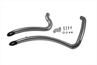 HARLEY Auspuff Drag Pipe Set Curve passend für FXST von 1986–2006,