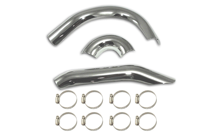 HARLEY Doppelauspuff Hitzeschild-Set passend für 1985-2006 FLT,