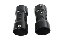 HARLEY V-Slot Stahlrohrdämpfersatz 2-1/4 Zoll für 0-Zoll Custom, Anwendung für gerade Rohre