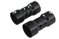HARLEY V-Slot Stahlrohrdämpfersatz 2-1/4 Zoll für 0-Zoll Custom, Anwendung für gerade Rohre