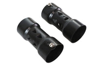 HARLEY V-Slot Stahlrohrdämpfersatz 2-1/4 Zoll für 0-Zoll Custom, Anwendung für gerade Rohre