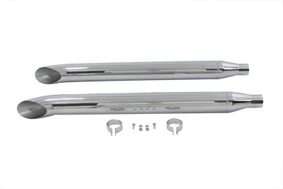 HARLEY Slip-On Schalldämpfer-Set Passend für 0- Custom, Anwendung für Einzel- oder Doppelauspuffanlagen