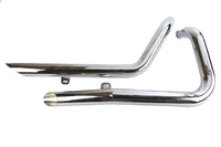 HARLEY Auspuff Drag Pipe Set Side Slash Style passend für XL Modelle von 1986-2003,