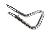 HARLEY Auspuff Drag Pipe Set Side Slash Style passend für XL Modelle von 1986-2003,