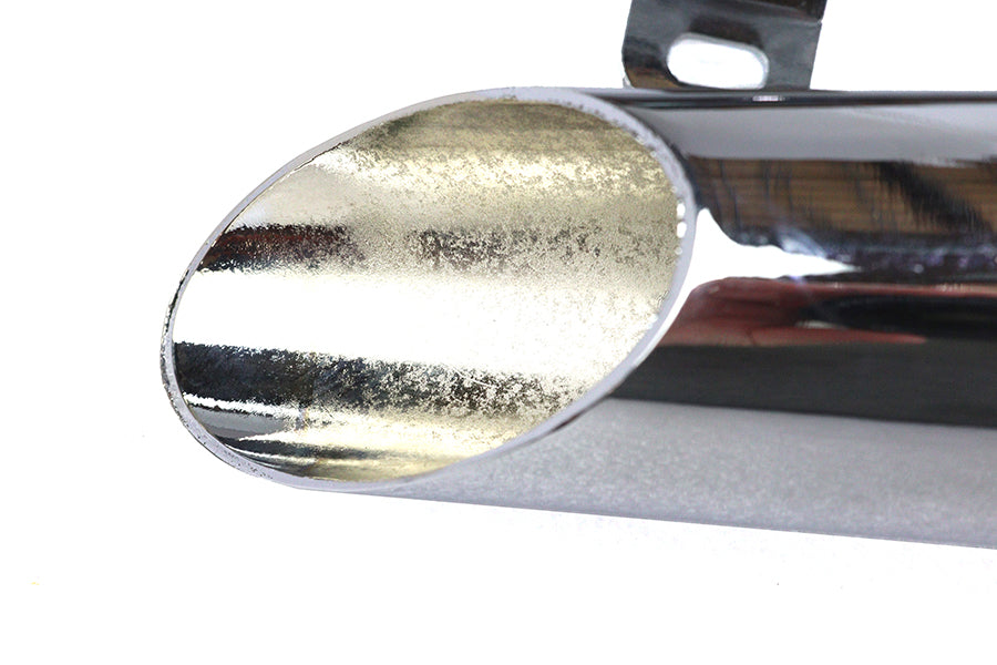HARLEY Auspuff Drag Pipe Set Side Slash Style passend für XL Modelle von 1986-2003,