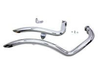 HARLEY Auspuffanlage Drag Pipe Set gebogen passend für 2004-2013 XL,
