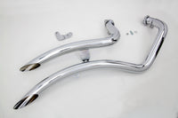 HARLEY Auspuffanlage Drag Pipe Set gebogen passend für 2004-2013 XL,