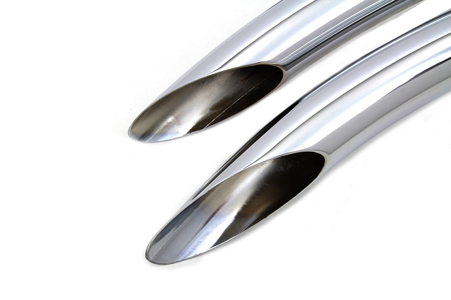HARLEY Auspuffanlage Drag Pipe Set gebogen passend für 2004-2013 XL,