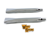 HARLEY Wyatt Gatling Wide Oval Muffler Set passend für FLT Modelle von 1995-2016,
