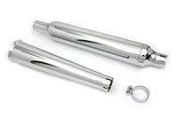 HARLEY Chrom-Schalldämpfer mit Megaphon-Endstück passend für FL Modelle von 1958-1984,