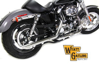 HARLEY Wyatt Gatling Exhaust Pipe Extension Set fits 2014-UP XLH,