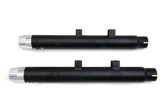 HARLEY 2-1/4 Zoll Durchmesser Schwarzer gerader Schalldämpfersatz passend für 2014-UP XL,