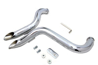 HARLEY Wyatt Gatling Down Draft Exhaust Header Set fits 1986-2017 FXST,  1986-2017 FLST,  1991-2017 FXD,  1986-2013 XL,