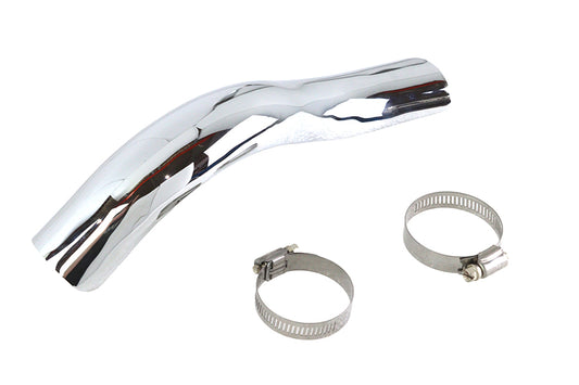 HARLEY Chrom-Hitzeschutzblech hinten, passend für 1965-1969 FLH,