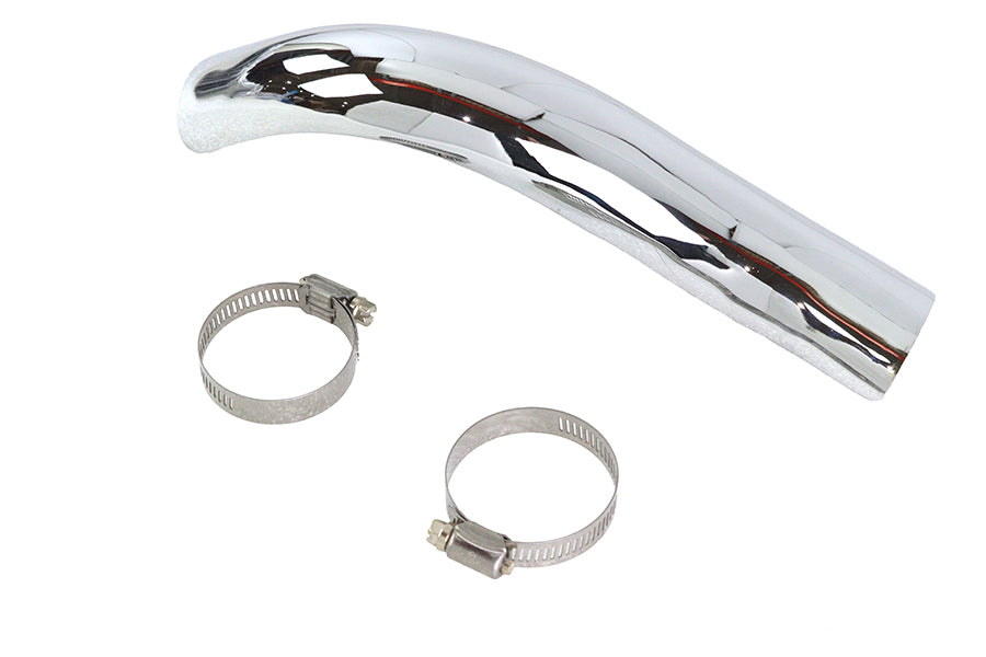 HARLEY Chrom-Hitzeschutzblech hinten, passend für 1965-1969 FLH,