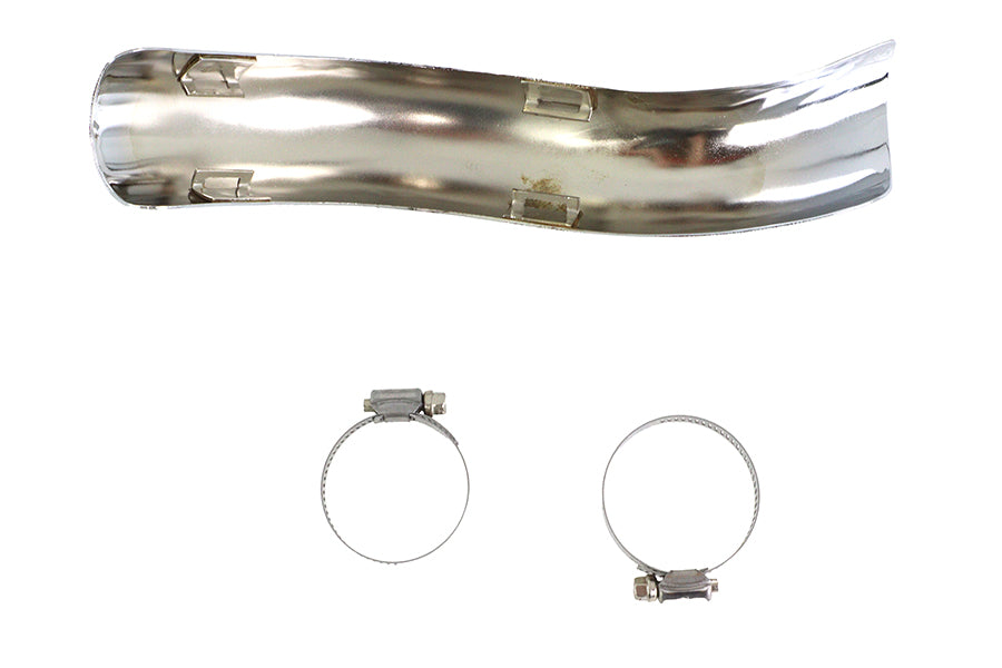 HARLEY Chrom-Hitzeschutzblech hinten, passend für 1965-1969 FLH,