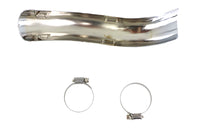 HARLEY Chrom-Hitzeschutzblech hinten, passend für 1965-1969 FLH,