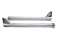 HARLEY 30 Zoll gerades Auspuffrohr mit Bronx Endstück-Set Passend für 0- Custom, Anwendung für 1-3/4 Rohr