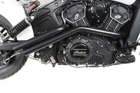 HARLEY Indian Scout Drag Pipe Set Schwarz Passend für Scout ab 2015,