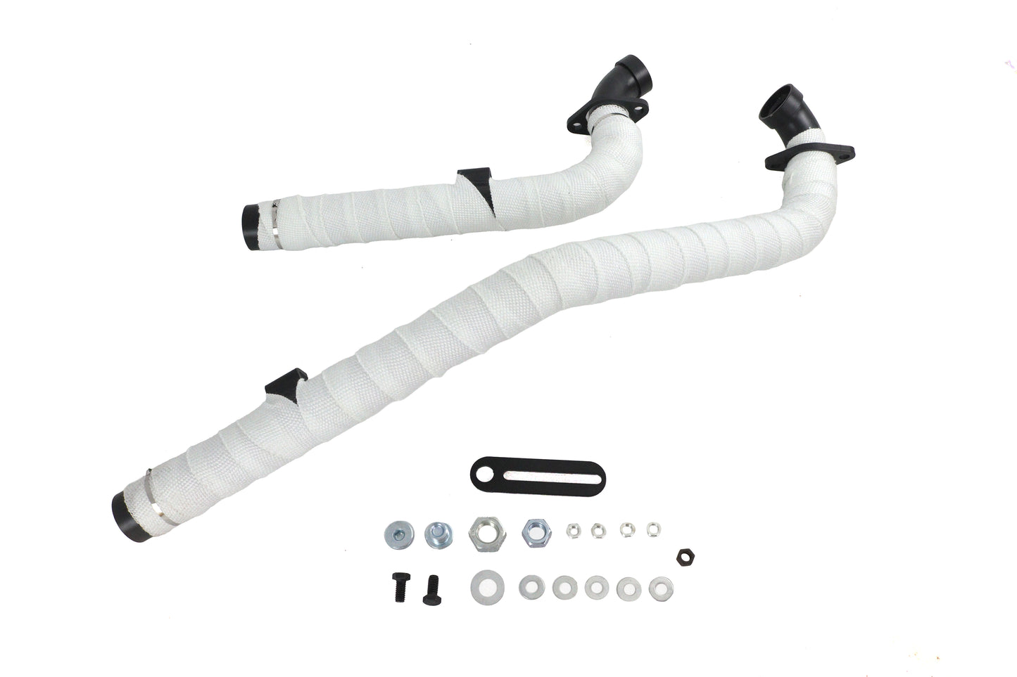 HARLEY Indian Scout Drag Pipe Set Schwarz Passend für Scout ab 2015,