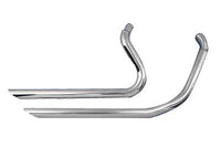 HARLEY Wyatt Gatling Exhaust Drag Pipe Set Down Slash Shorty fits 1984-2006 FXST,