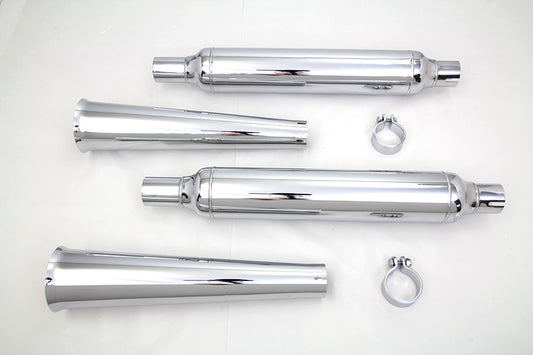 HARLEY Megaphon-Auspuffendstück-Kit passend für 1958-1984 FL,