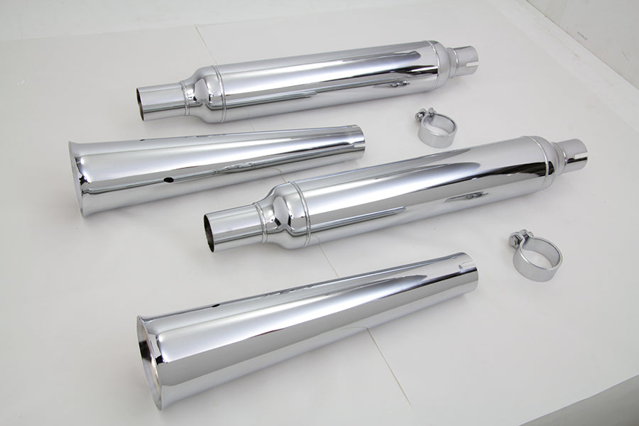 HARLEY Megaphon-Auspuffendstück-Kit passend für 1958-1984 FL,
