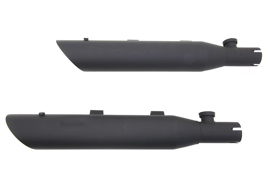 HARLEY Wyatt Gatling Side Slash Slip-On Schalldämpfer-Set Schwarz Passend für 2004-2013 XL,