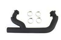 HARLEY 2:1 Siamese Exhaust Header Set Black XL 1986-06, FX FLST FXST 1986-99