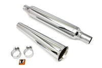 HARLEY Chrom-Schalldämpfer mit Megafon-Spitze, passend für 1958-1984 FL,