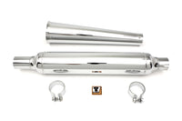 HARLEY Chrom-Schalldämpfer mit Megafon-Spitze, passend für 1958-1984 FL,